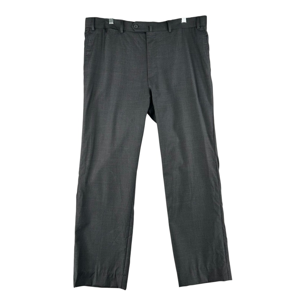 Peter Millar Mens Gray Dress Pants Size 38x29‎ Trousers Business Casual Career
